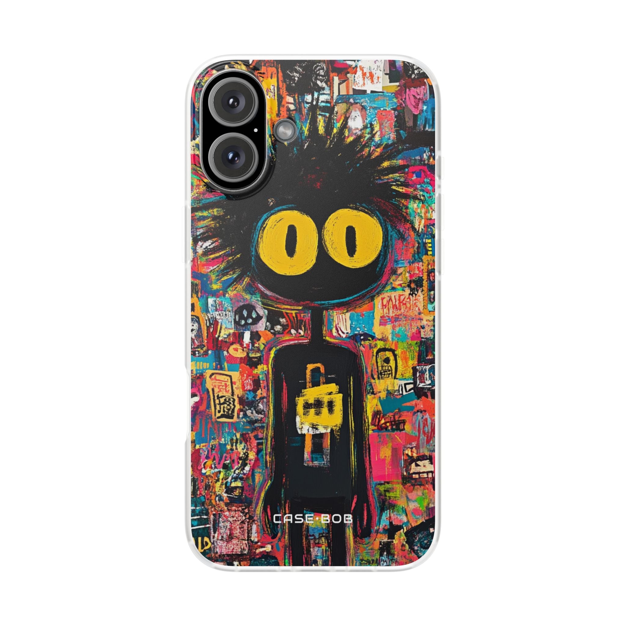 Spiky Shadow iPhone 16 Plus Case - Soft