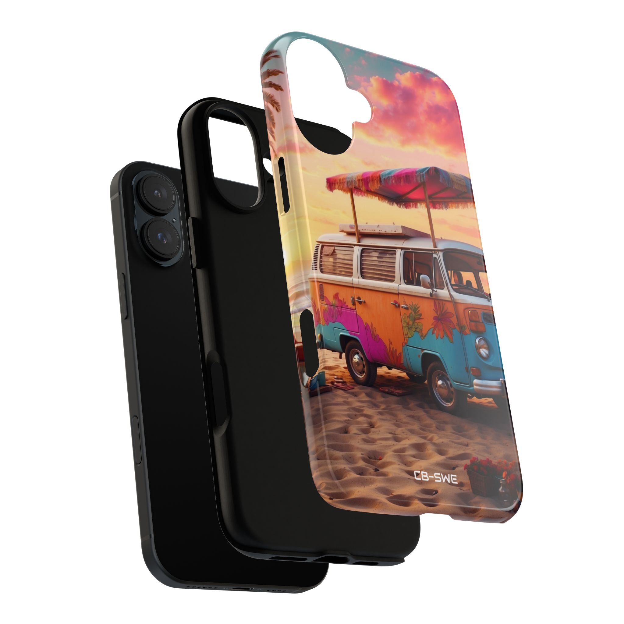 **Van Rests at Shore** - iPhone Case