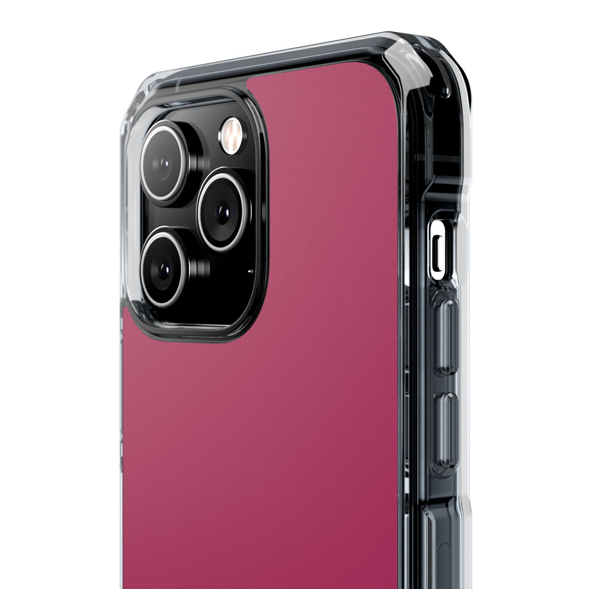 Maroon | Phone Case for iPhone (Clear Impact Case - Magnetic)