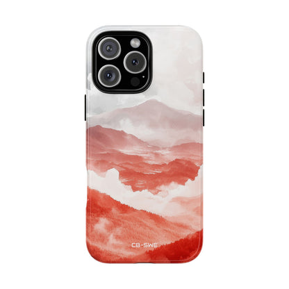 Mountain Flames Rise - iPhone Case