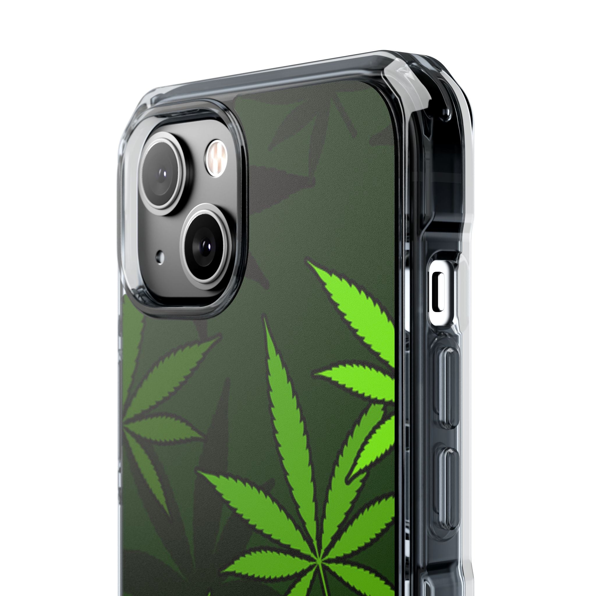 Green Leaf Symmetry iPhone Case - Impact