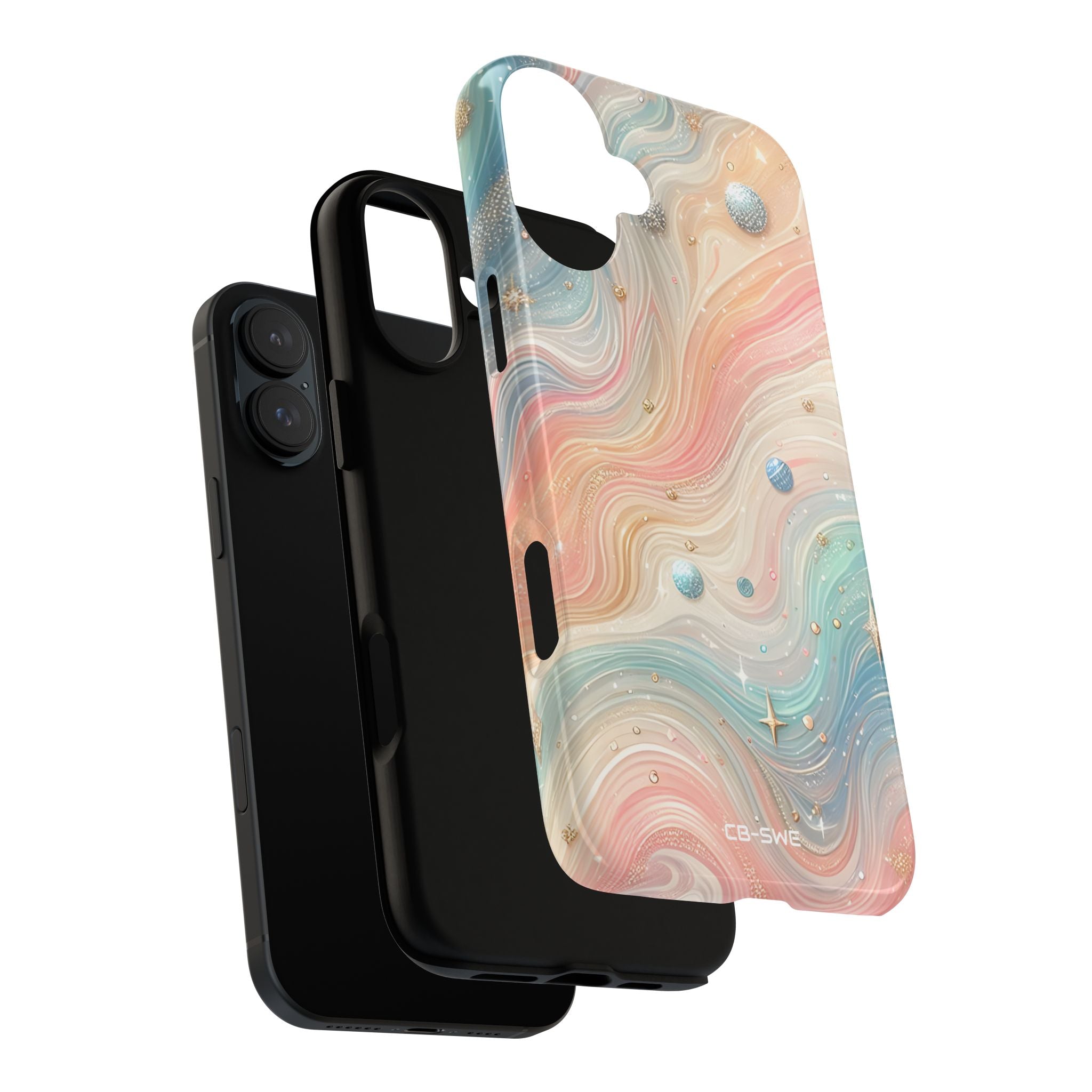 Celestial Waves Dance - iPhone Case