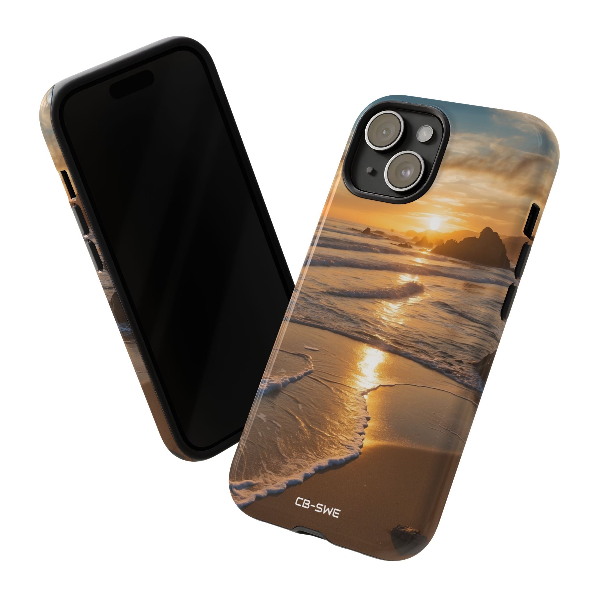Waves Embrace Shore - iPhone Case