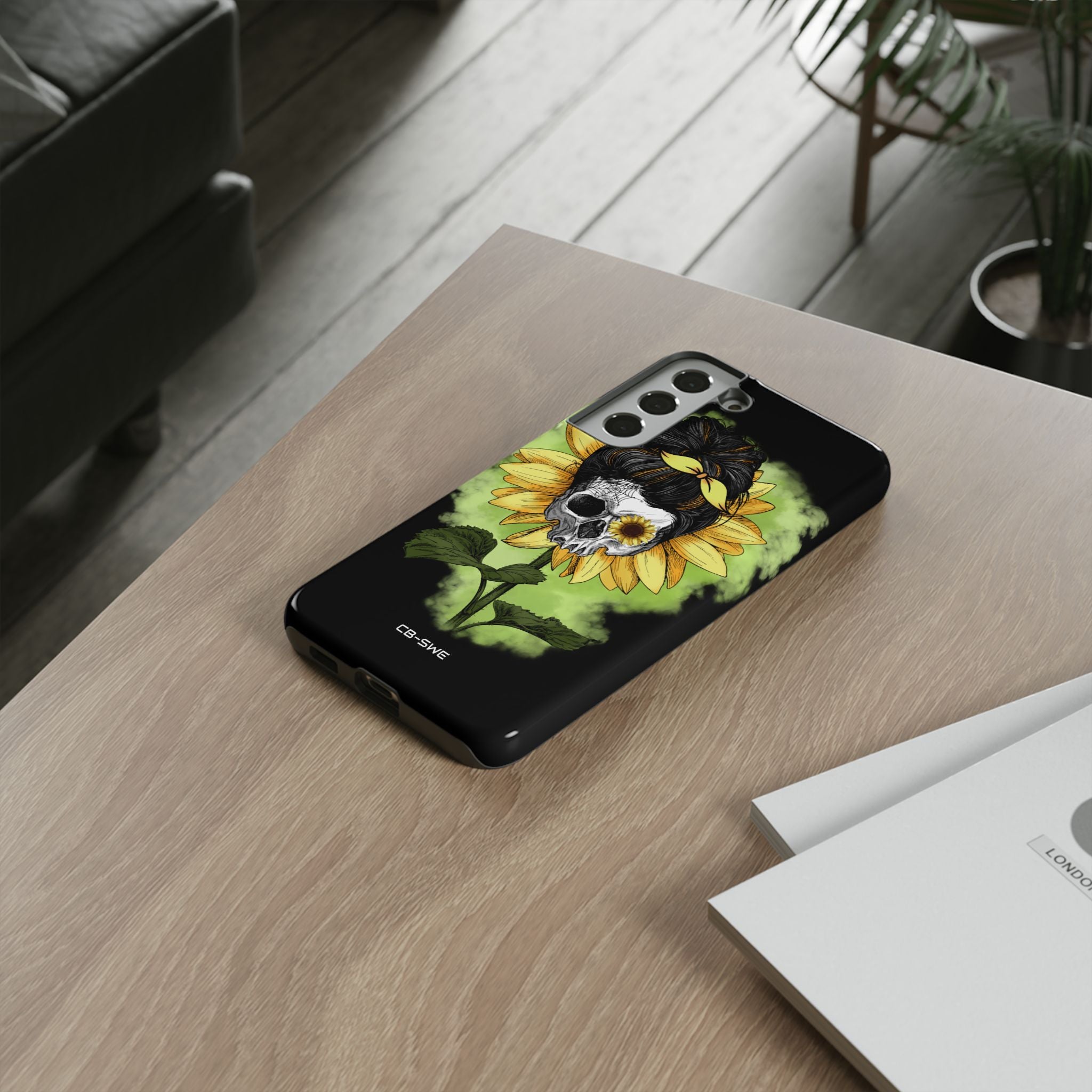 Sunflower Skull Fusion - Samsung Case