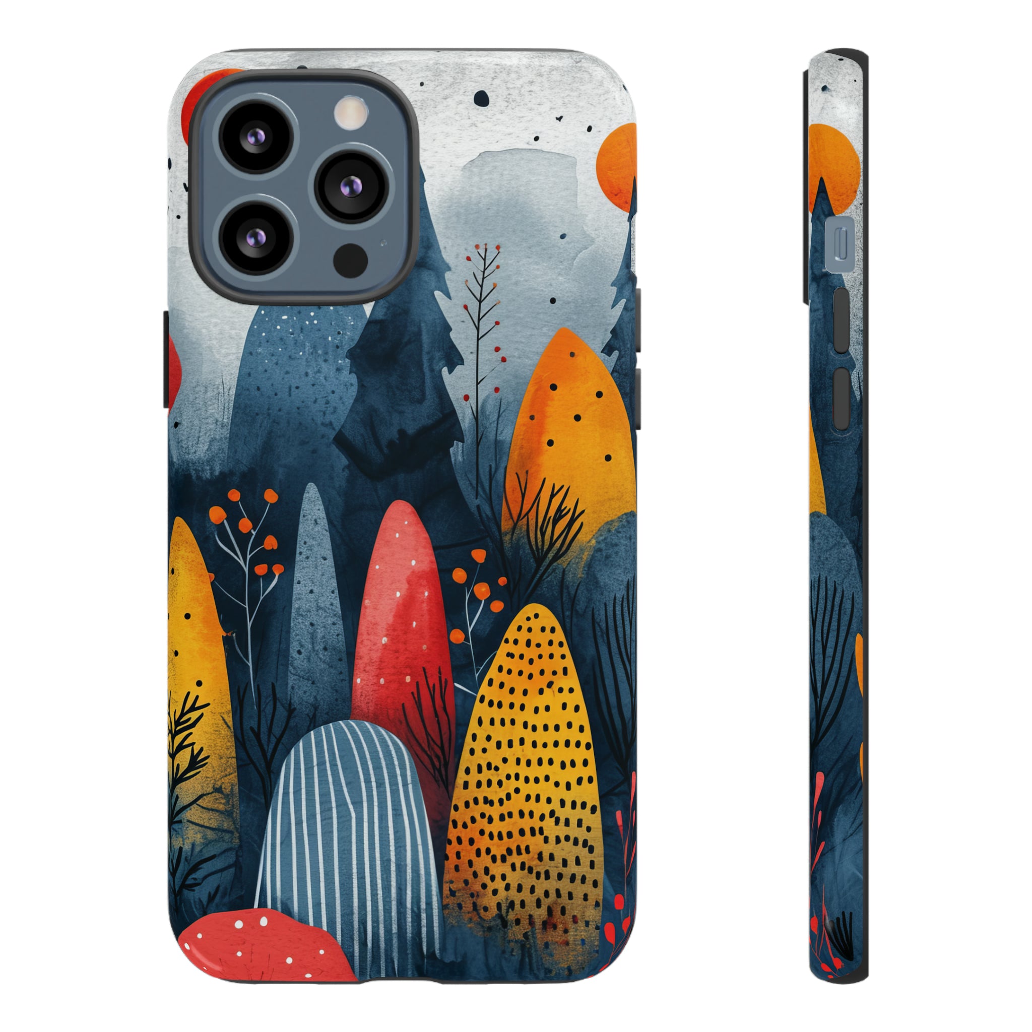 Scandinavian Forest Elegance - Protective Phone Case