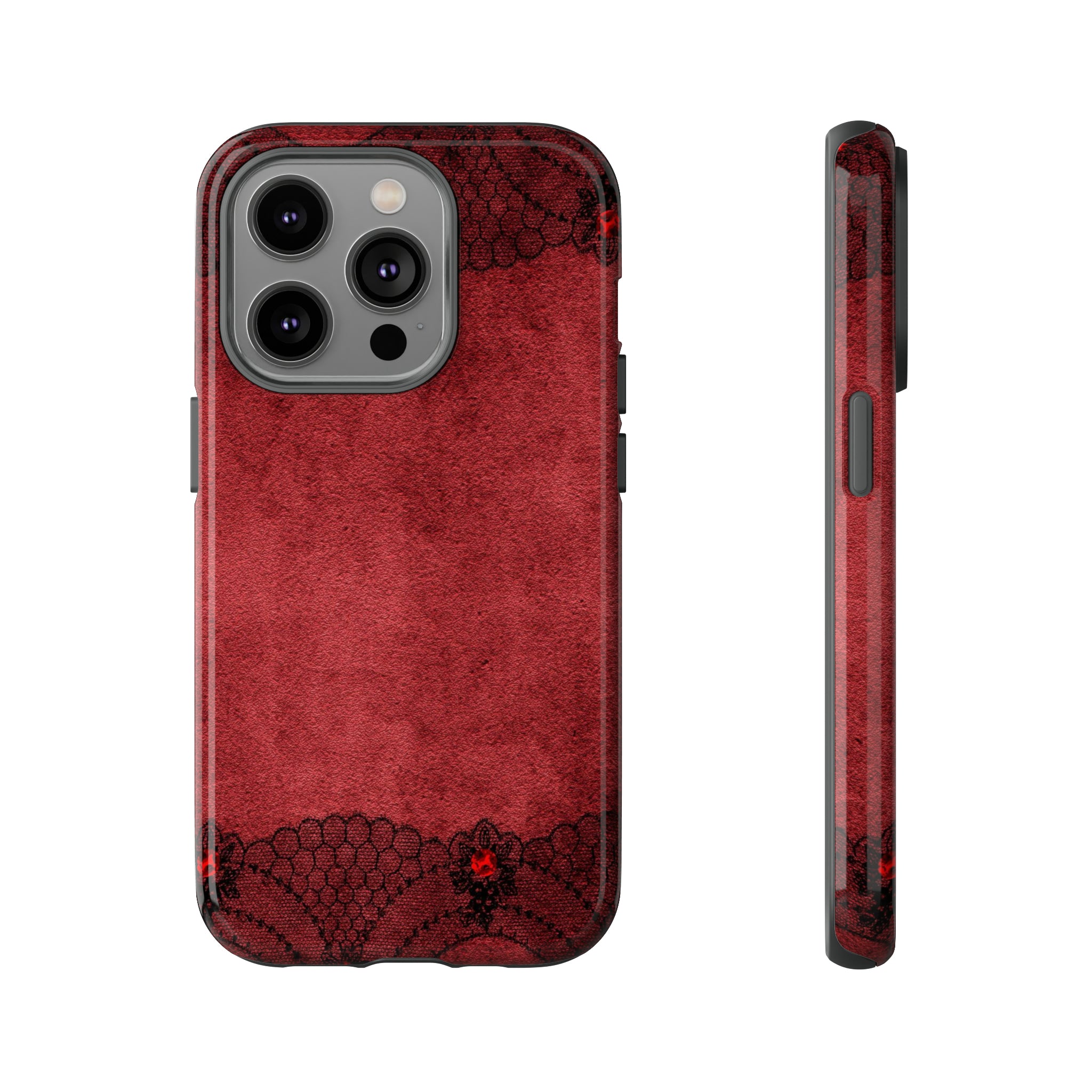 Flutterse Gothic Flower - Protective Phone Case