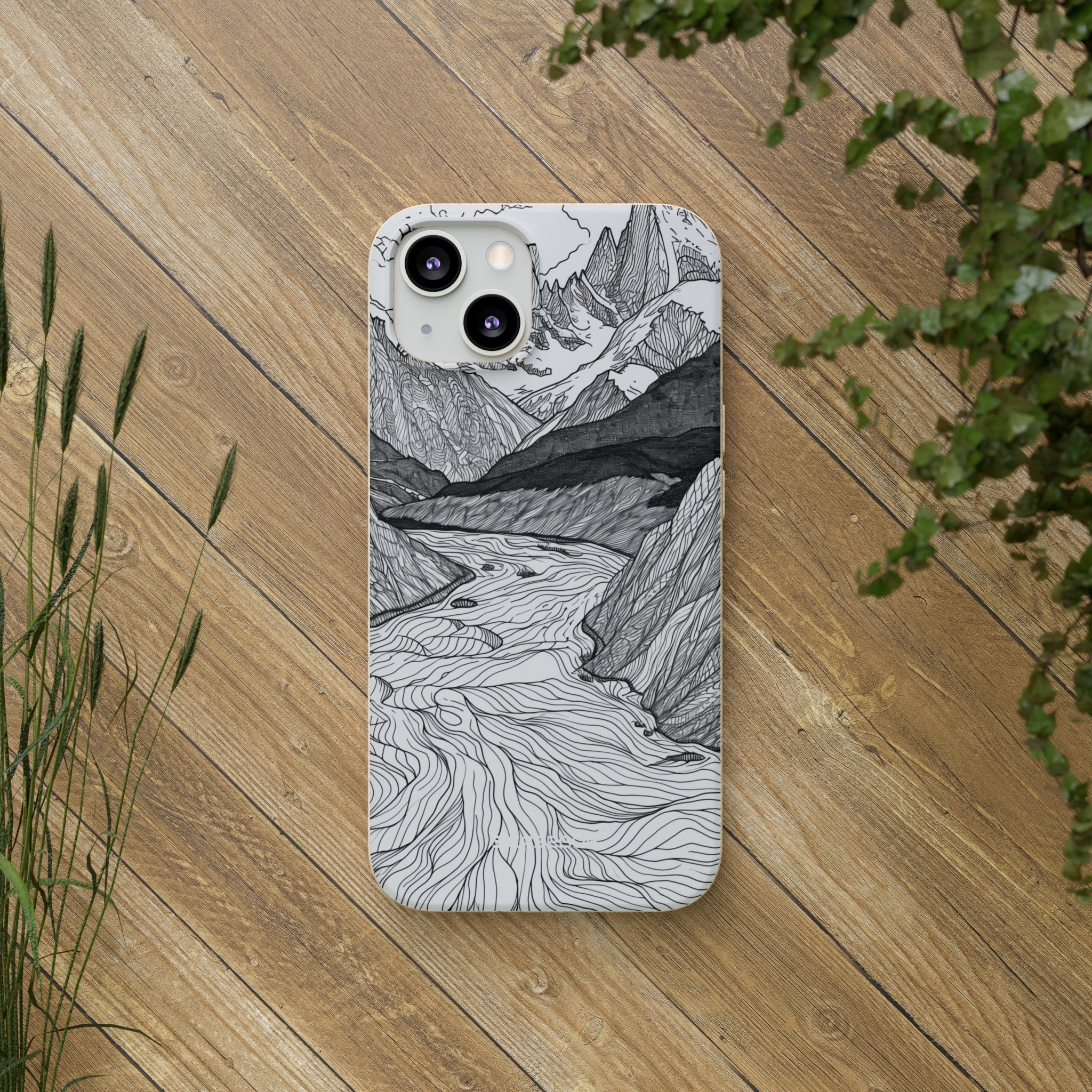 Mountain Tranquility | Biodegradable Phone Case