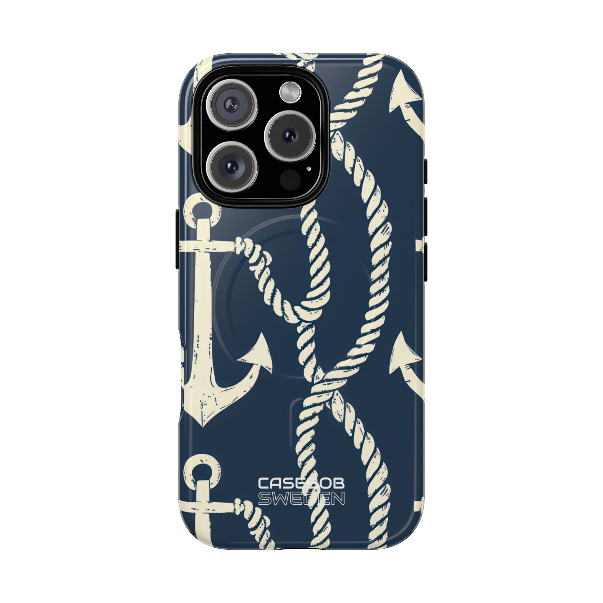 Nautical Anchors Rope iPhone 16 - Tough+