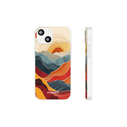 Sunset Waves | Flexible Phone Case for iPhone