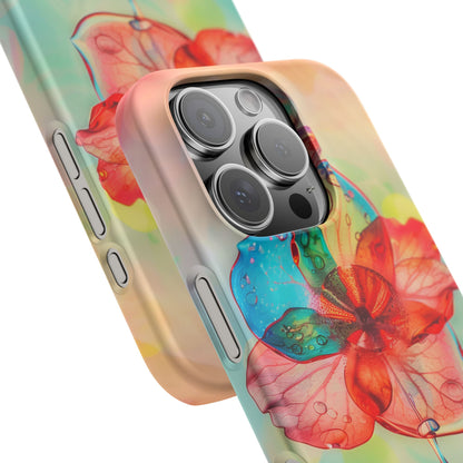 Ethereal Glass Flower iPhone 16 - Slim Phone Case