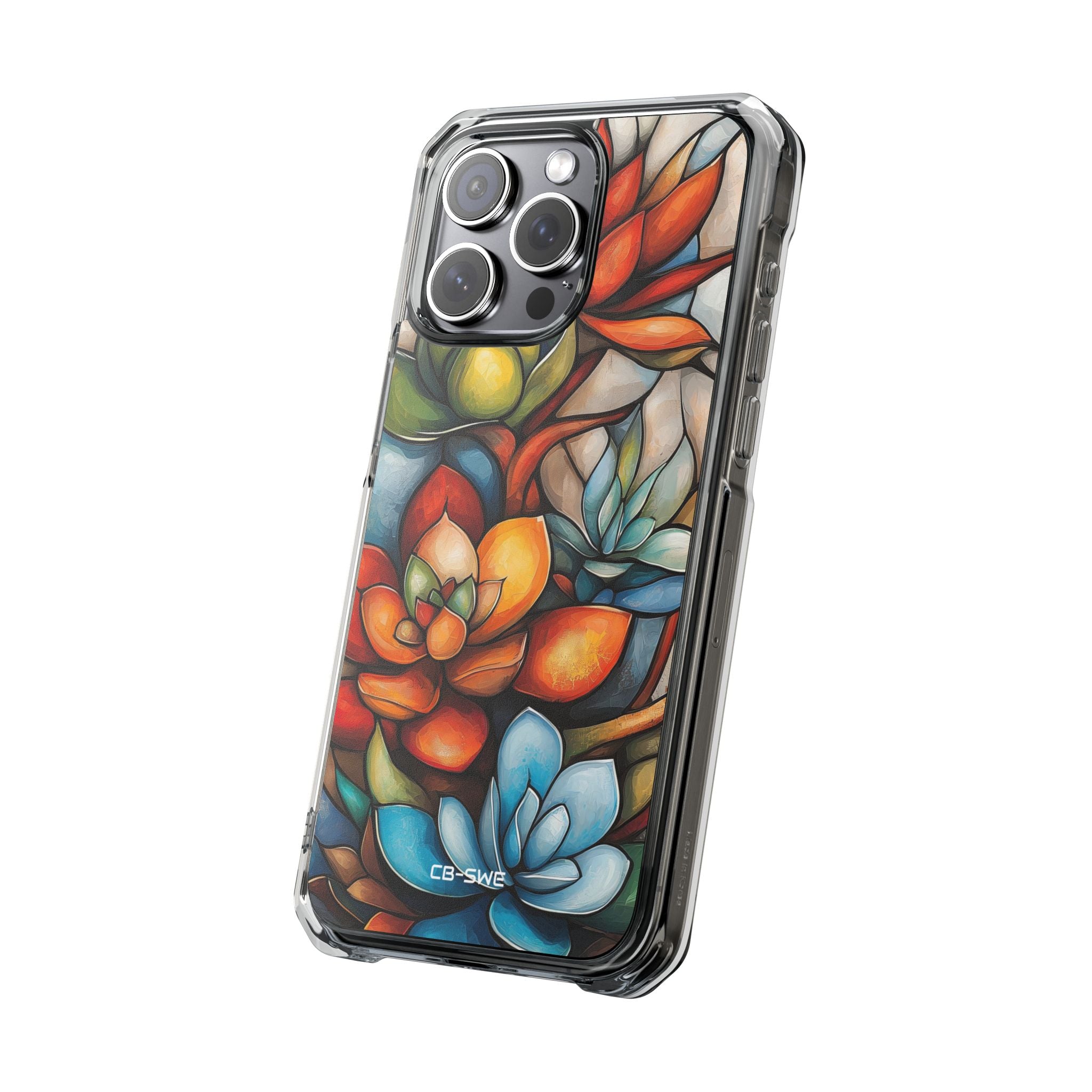 Vibrant Succulent Glow iPhone Case - Impact