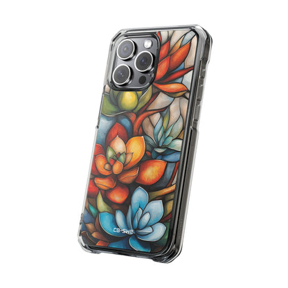 Vibrant Succulent Glow iPhone Case - Impact