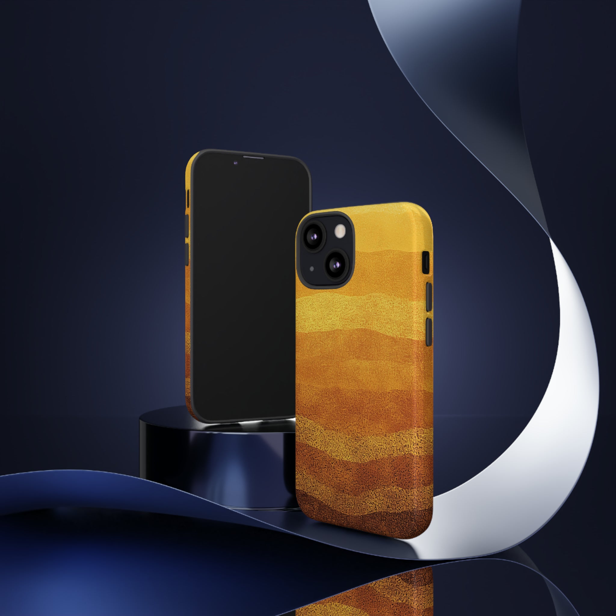 Sunset Gleam: Radiant Gradient - Protective Phone Case