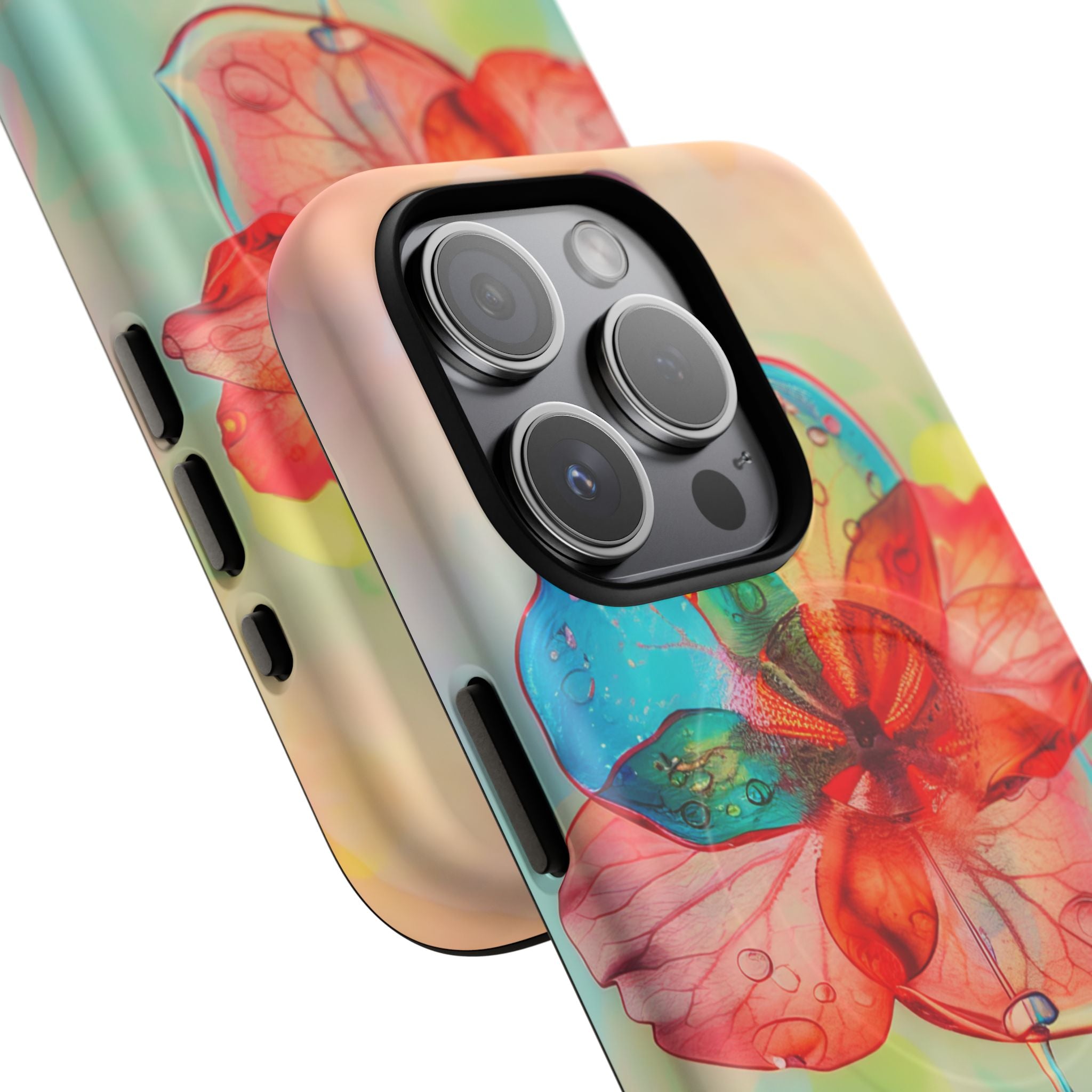 Ethereal Glass Flower iPhone 15 | Tough+ Phone Case