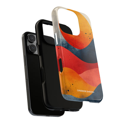 Sunburst Waves - Tough iPhone 16 Phone Case