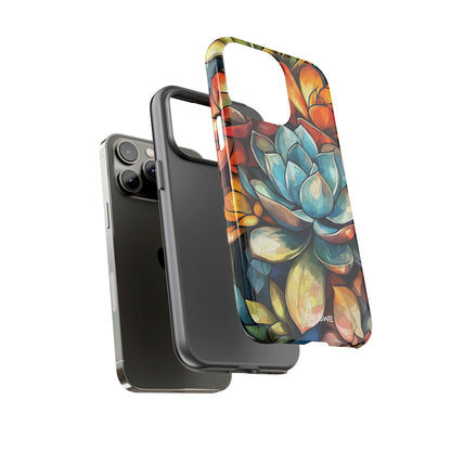 Vibrant Succulent Garden - iPhone Case