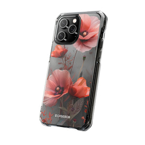 Coral Elegance - Phone Case for iPhone (Clear Impact - Magnetic)