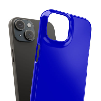 Mittelblaues iPhone 15 - Schlanke Handyhülle