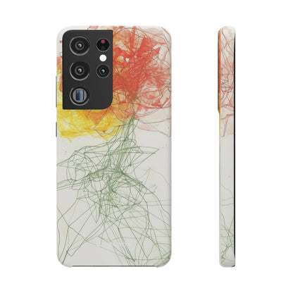 Fiery Blossom | Slim Phone Case for Samsung