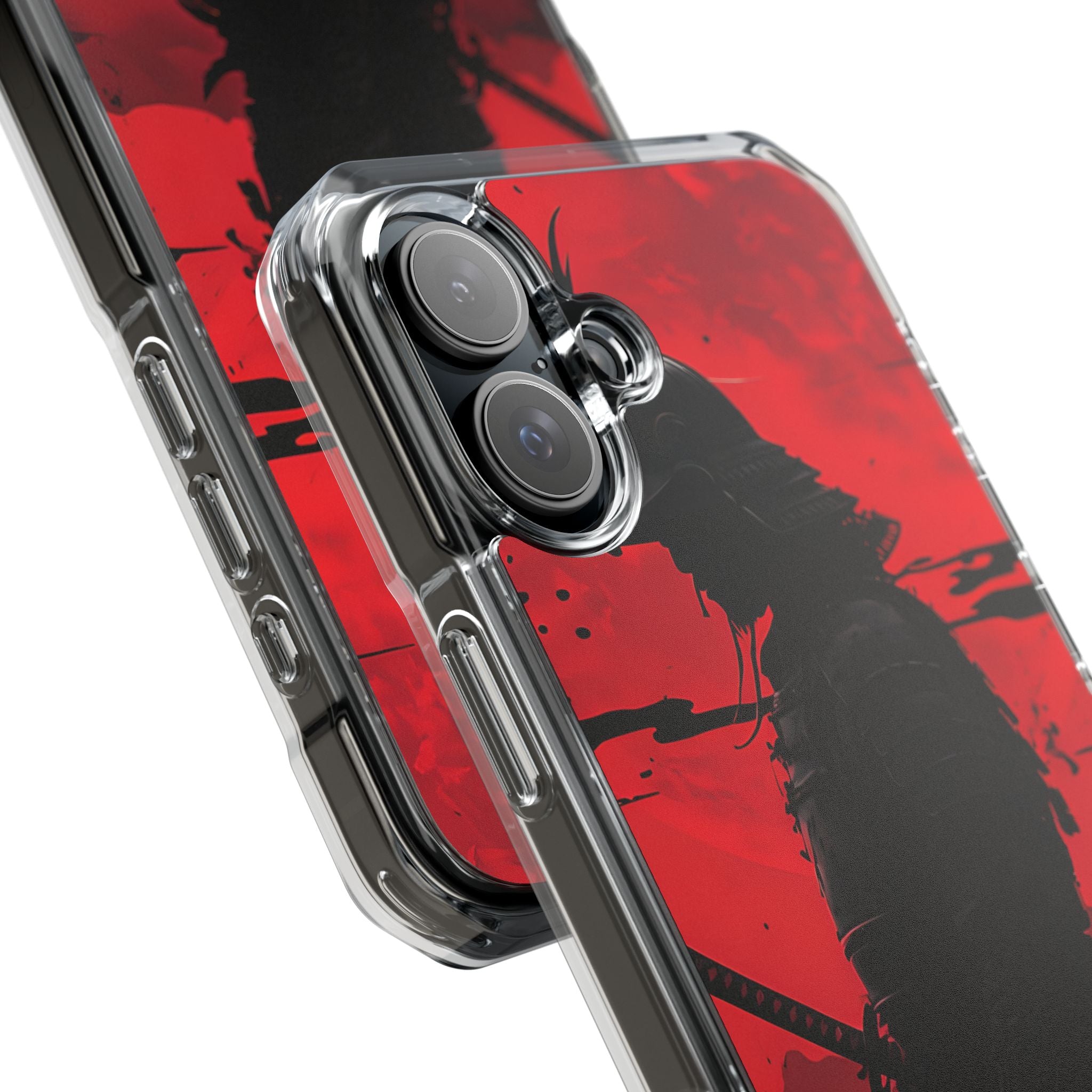 Crimson Samurai iPhone 16 Plus Case - Impact