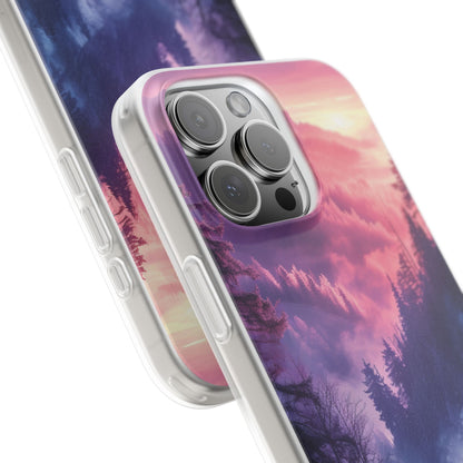 Misty Forest Serenity - Flexi iPhone 16 Phone Case