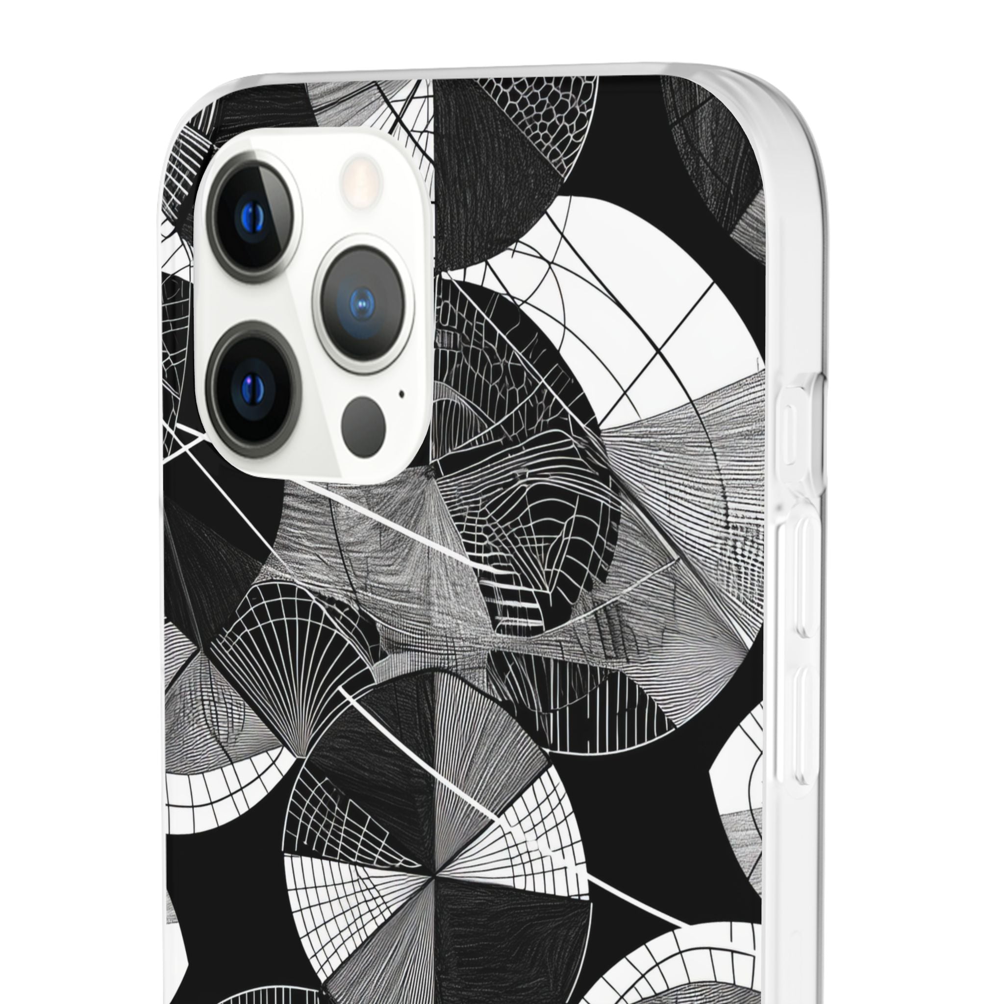 Geometric Elegance | Flexible Phone Case for iPhone