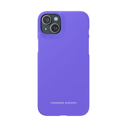 Medium Slate Blue iPhone 15 - Slim Phone Case