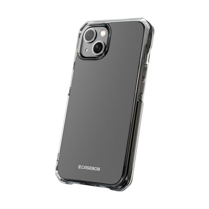 Dim Gray - Clear Impact Case for iPhone