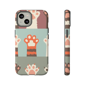 Vintage Cat Paw - Protective Phone Case