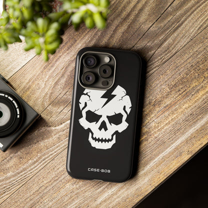 Lightning Skull iPhone 15 Pro Case - Tough