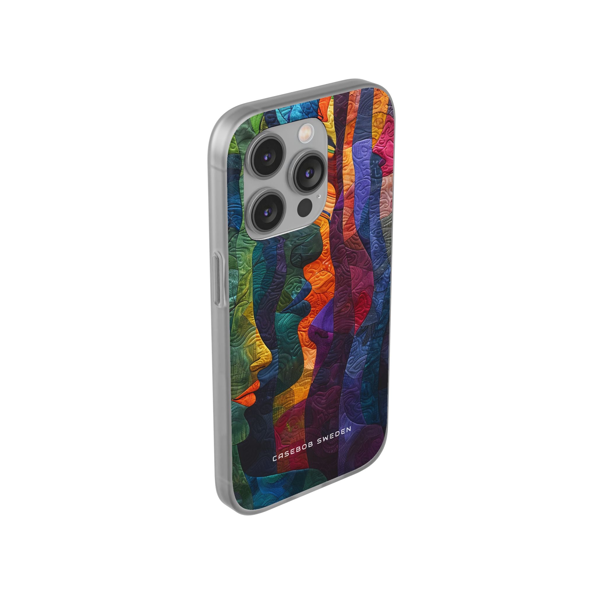 Harmonized Faces and Nature Fusion iPhone 14 - Flexi Phone Case