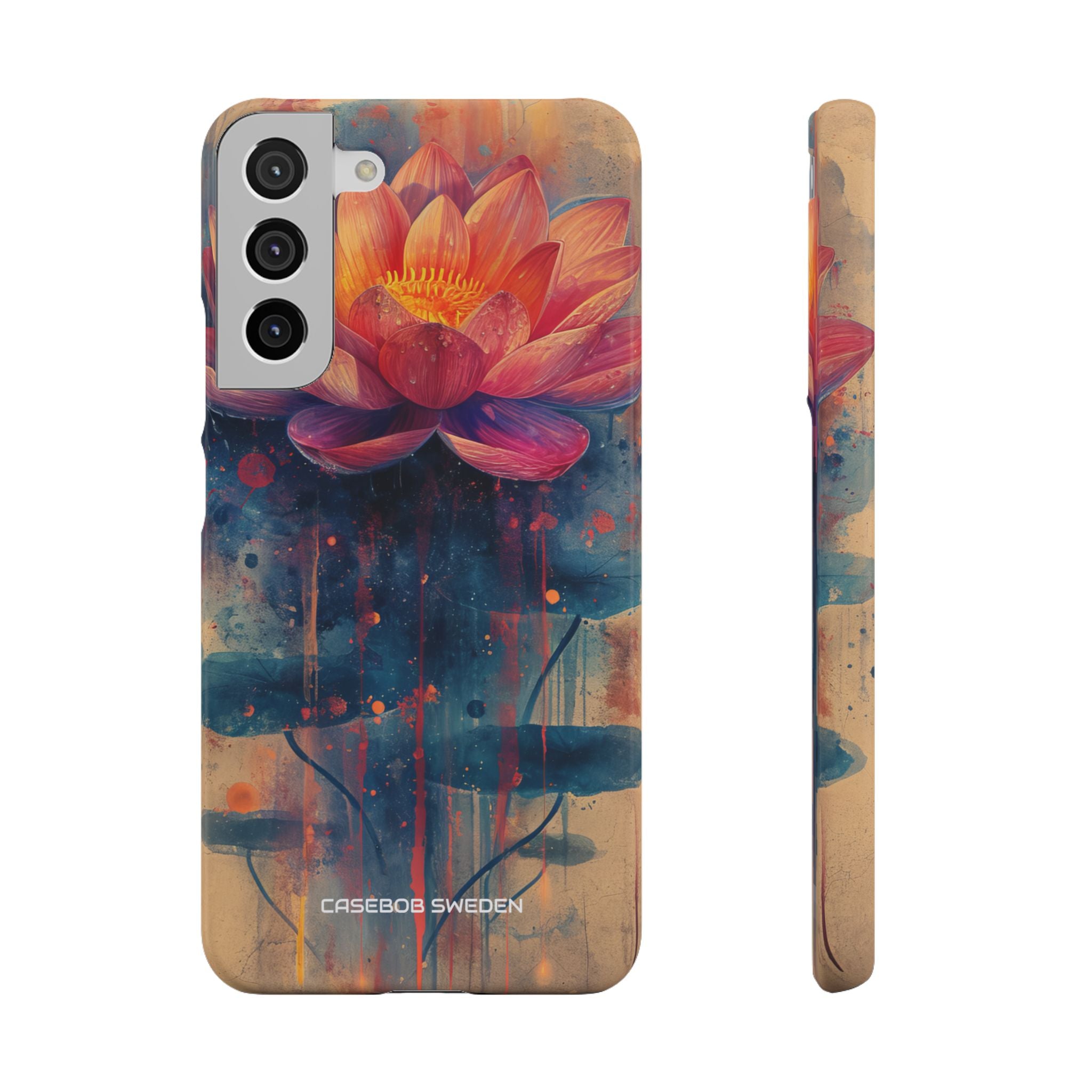 Lotus Blossom Art - Slim Samsung S22 Phone Case