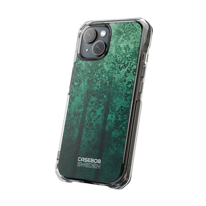 Verdant Forest Canopy iPhone 15 - Impact Clear+