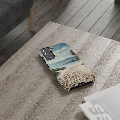 Footprints Trace Sand - Samsung Case