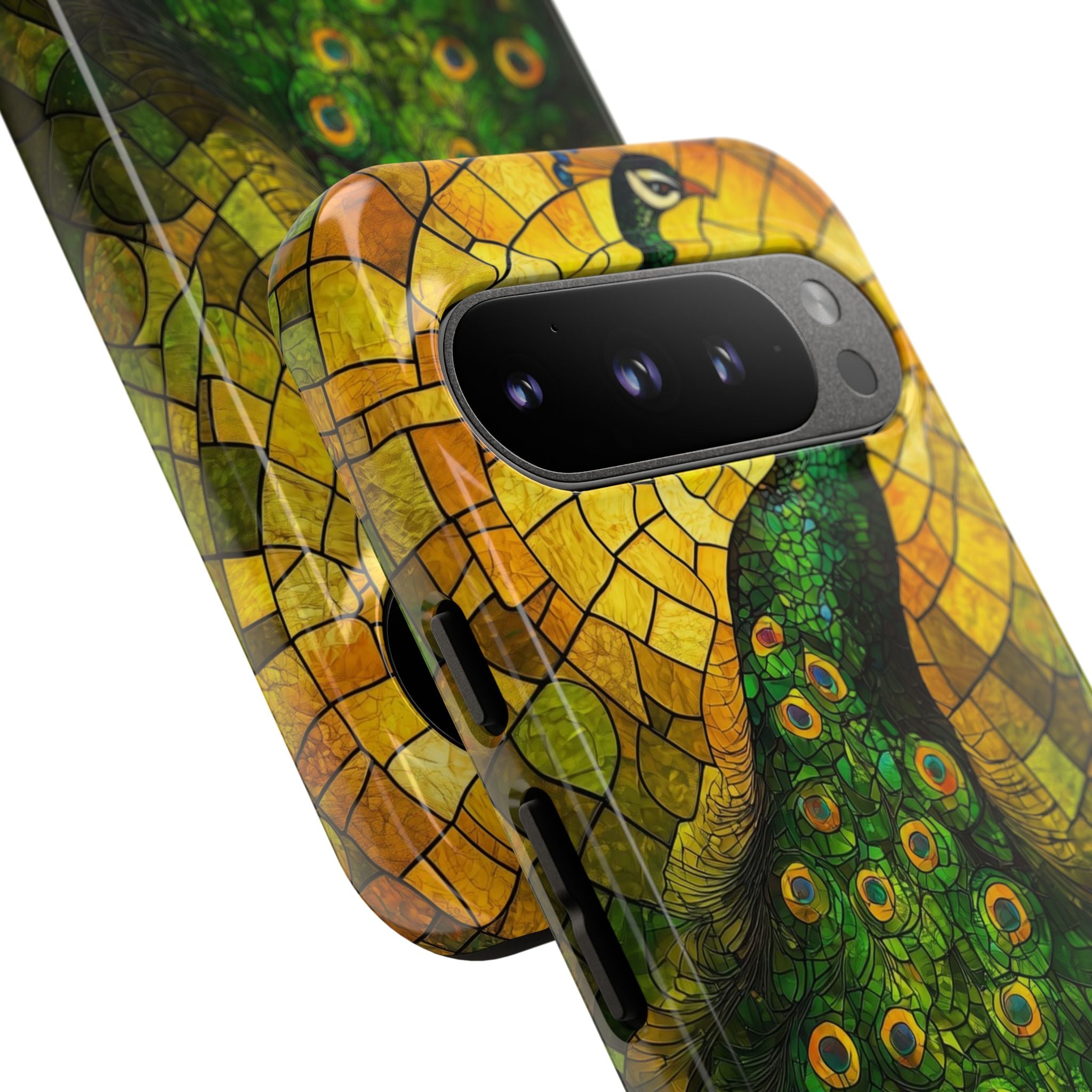 Peacock Spreads Light - Google Pixel Case