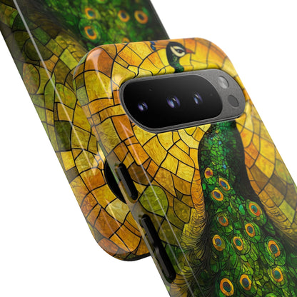 Peacock Spreads Light - Google Pixel Case