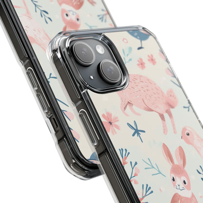 Pastel Whimsical Nature - Clear Impact iPhone 15 Phone Case