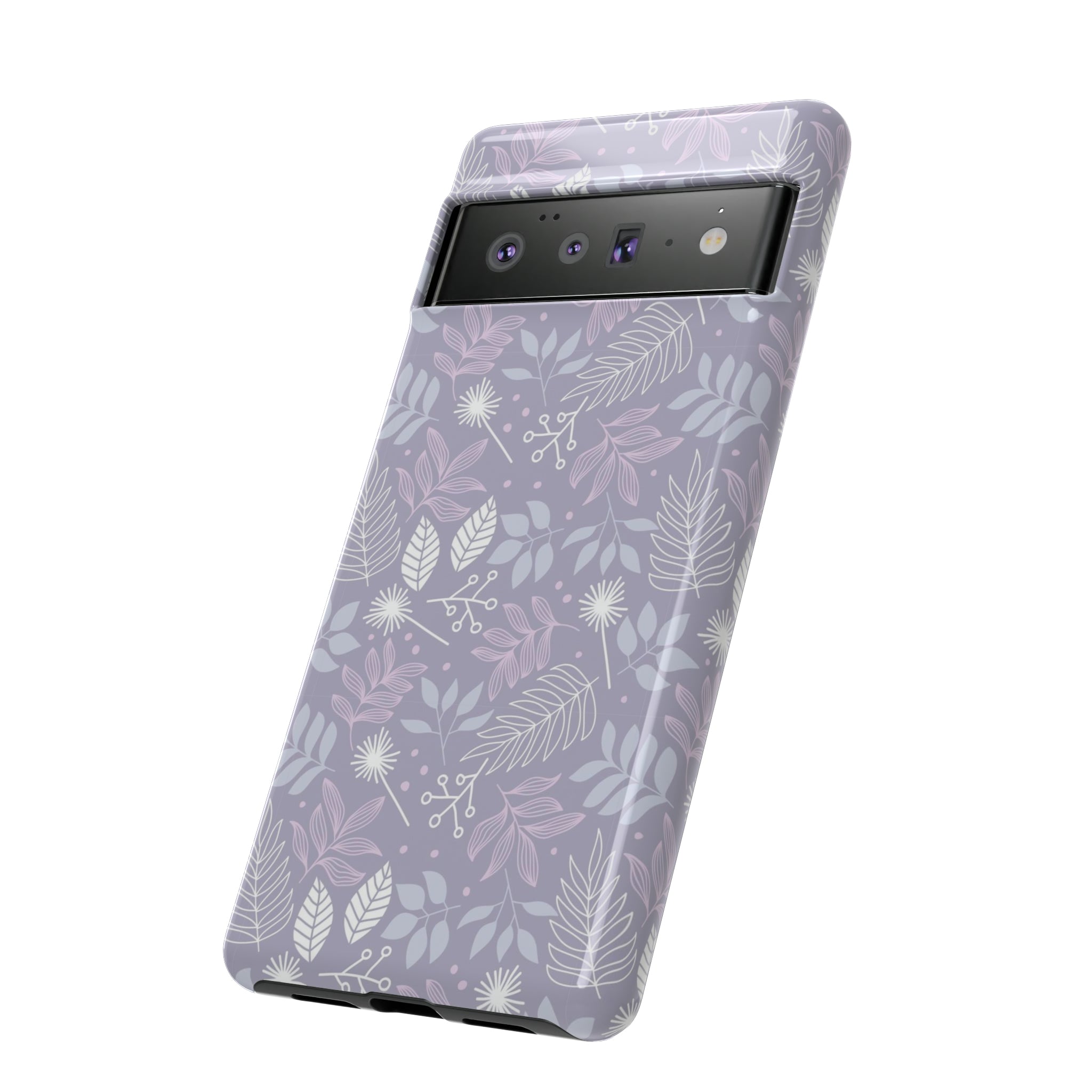 Purple Mona Leaf - Protective Phone Case