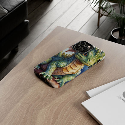 Green Dragon Smiles - iPhone Case