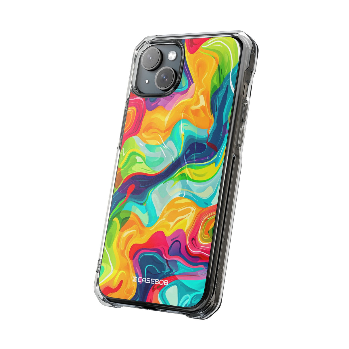 Bold Bright Patterns | Phone Case for iPhone (Clear Impact Case - Magnetic)