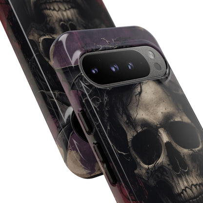 Gothic Skull Crown Google Pixel 9 Pro XL Case - Tough