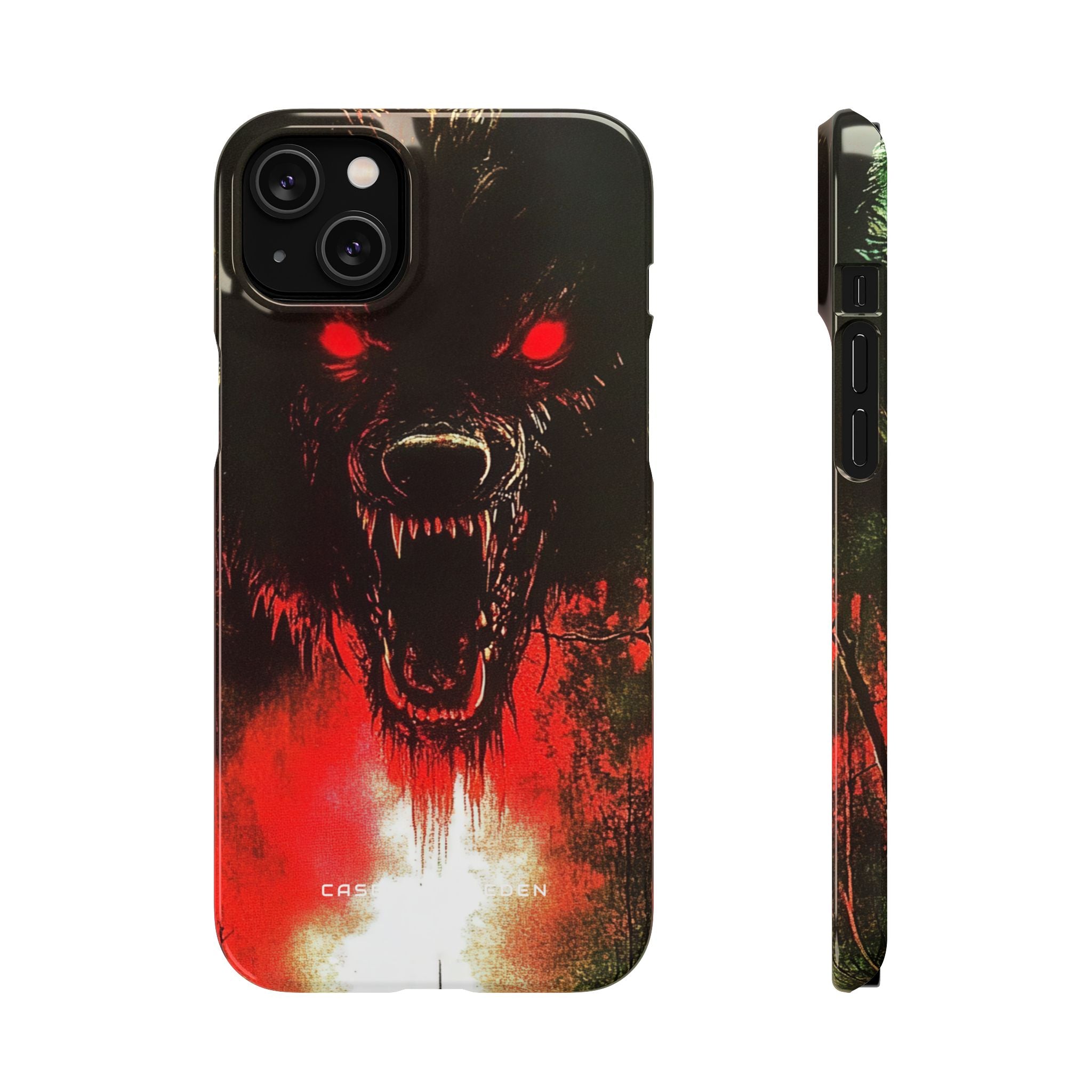 Bloodmoon Wolf's Lament iPhone 14 - Slim Phone Case