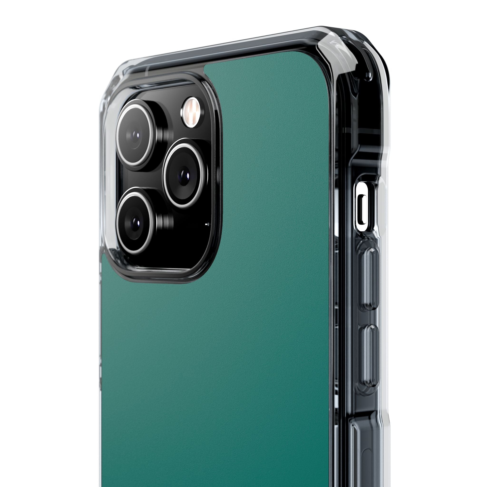 Pine Green - Clear Impact Case for iPhone