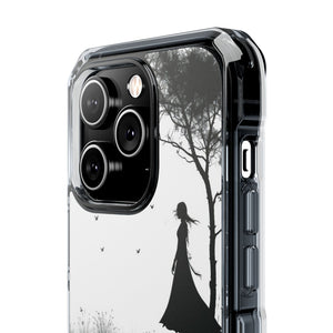 Solitary Serenity - Phone Case for iPhone (Clear Impact - Magnetic)