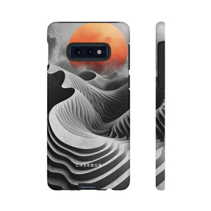 Orange Moon Illusion - Protective Phone Case