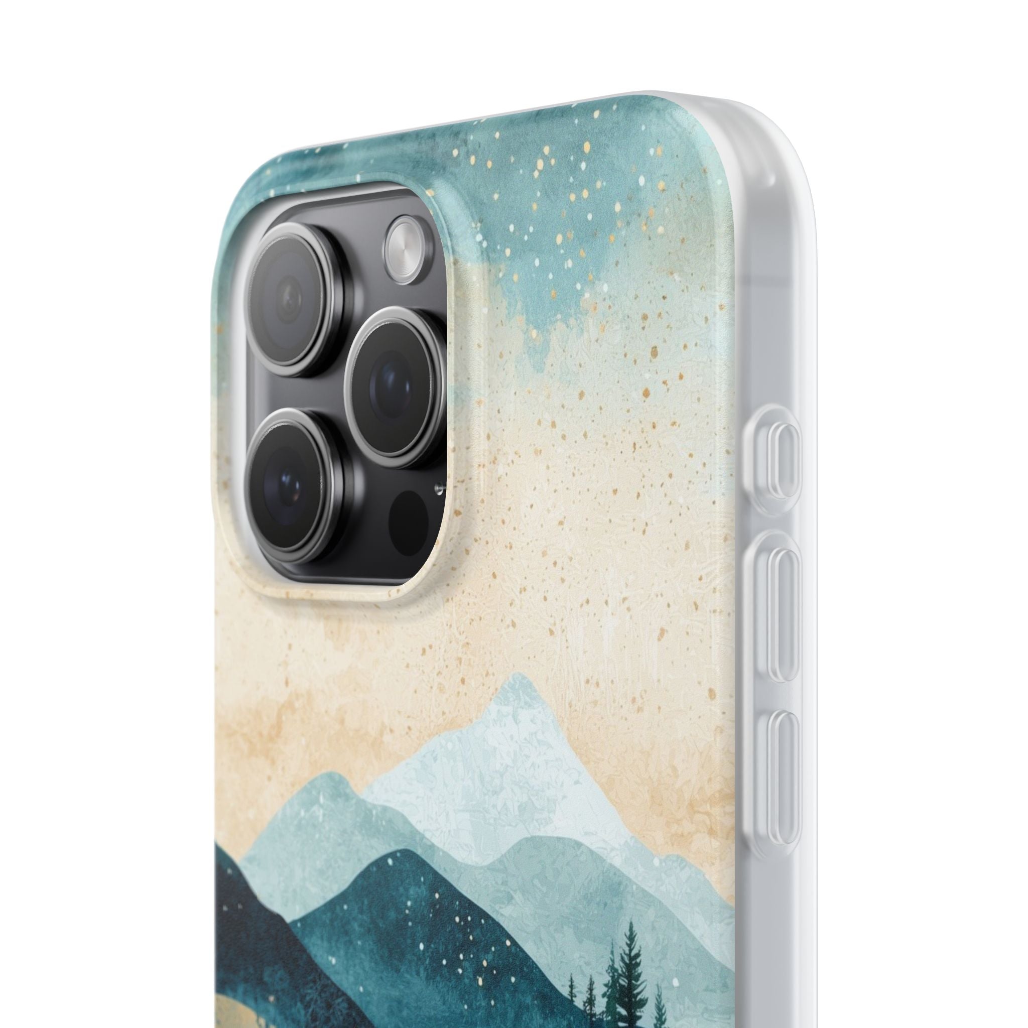 Moonlit Mountains iPhone 15 Pro Max Case - Soft