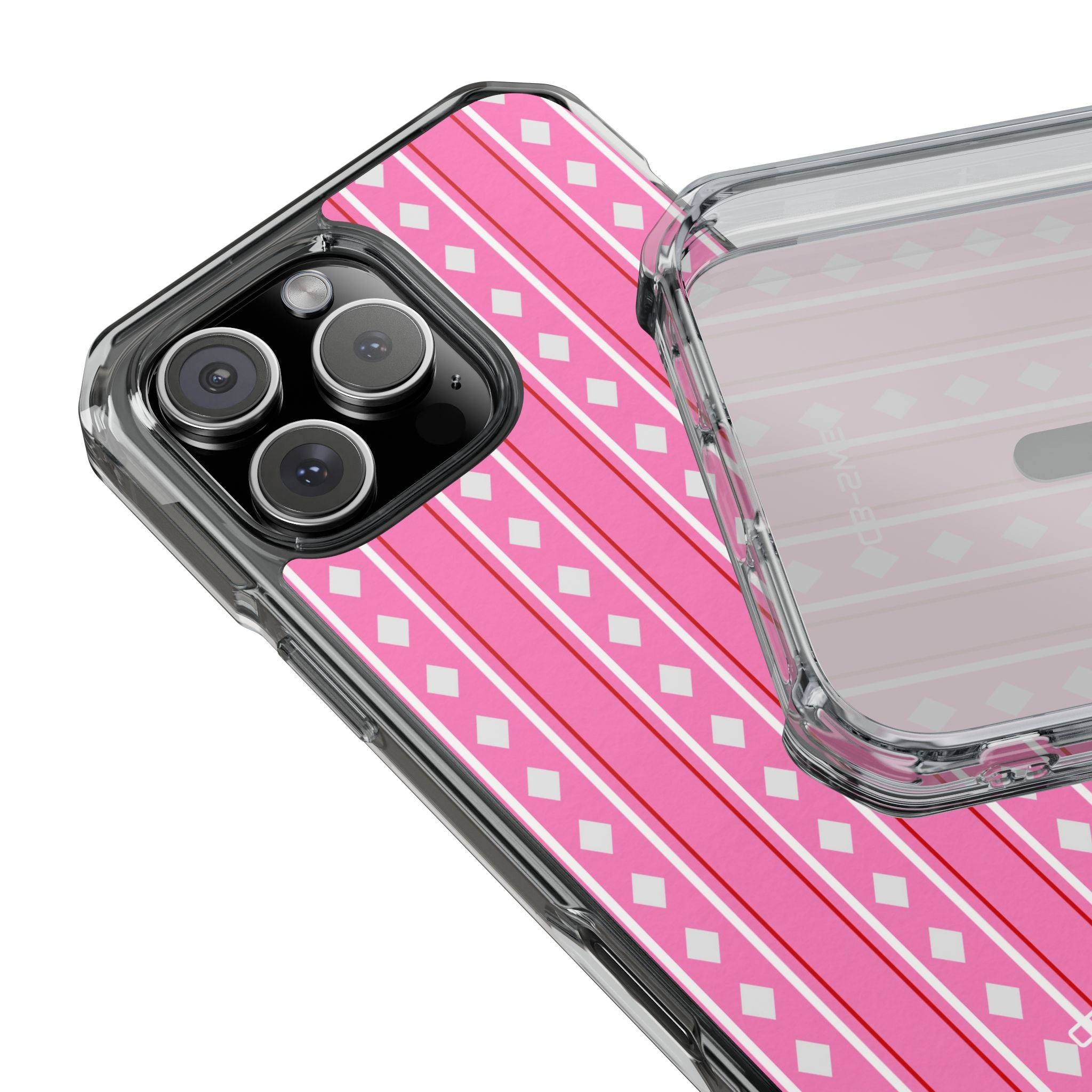 Pink Diamonds Symmetry iPhone Case - Impact