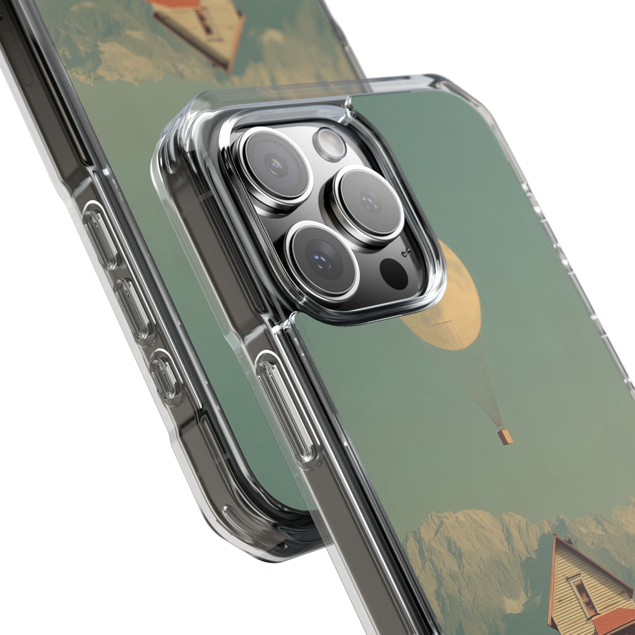 Moon Hovers Low iPhone Case - Impact