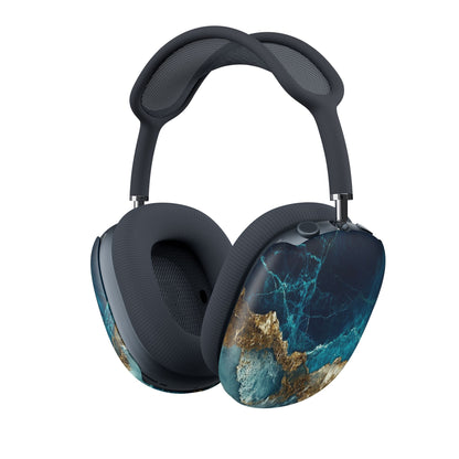 Golden Fracture Teal - AirPod Max Case