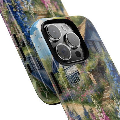 Cottage Surrounded Blossoms - iPhone Case